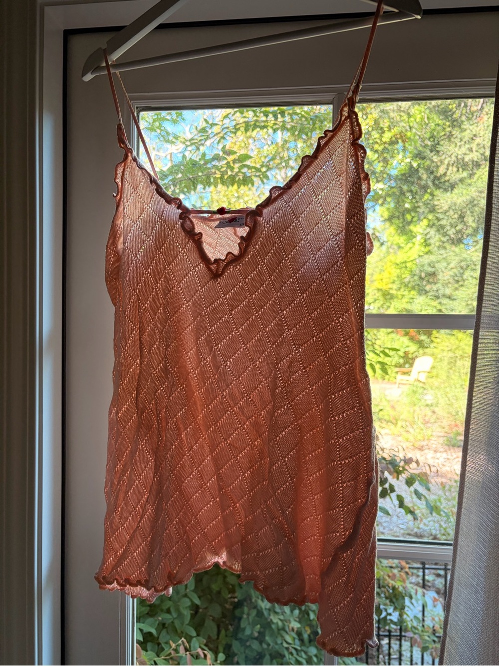Unique pink Knit Cami Top
